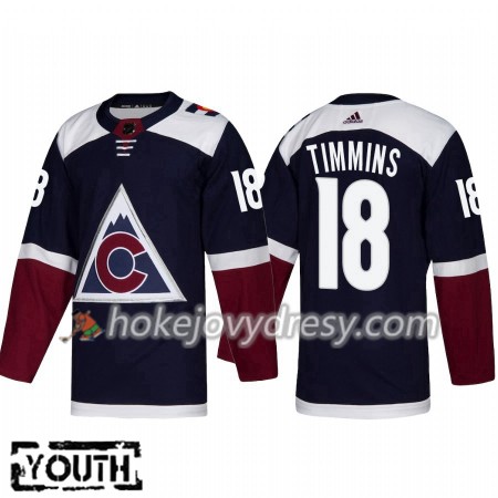 Dětské Hokejový Dres Colorado Avalanche Conor Timmins 18 Alternate 2018-2019 Adidas Authentic
